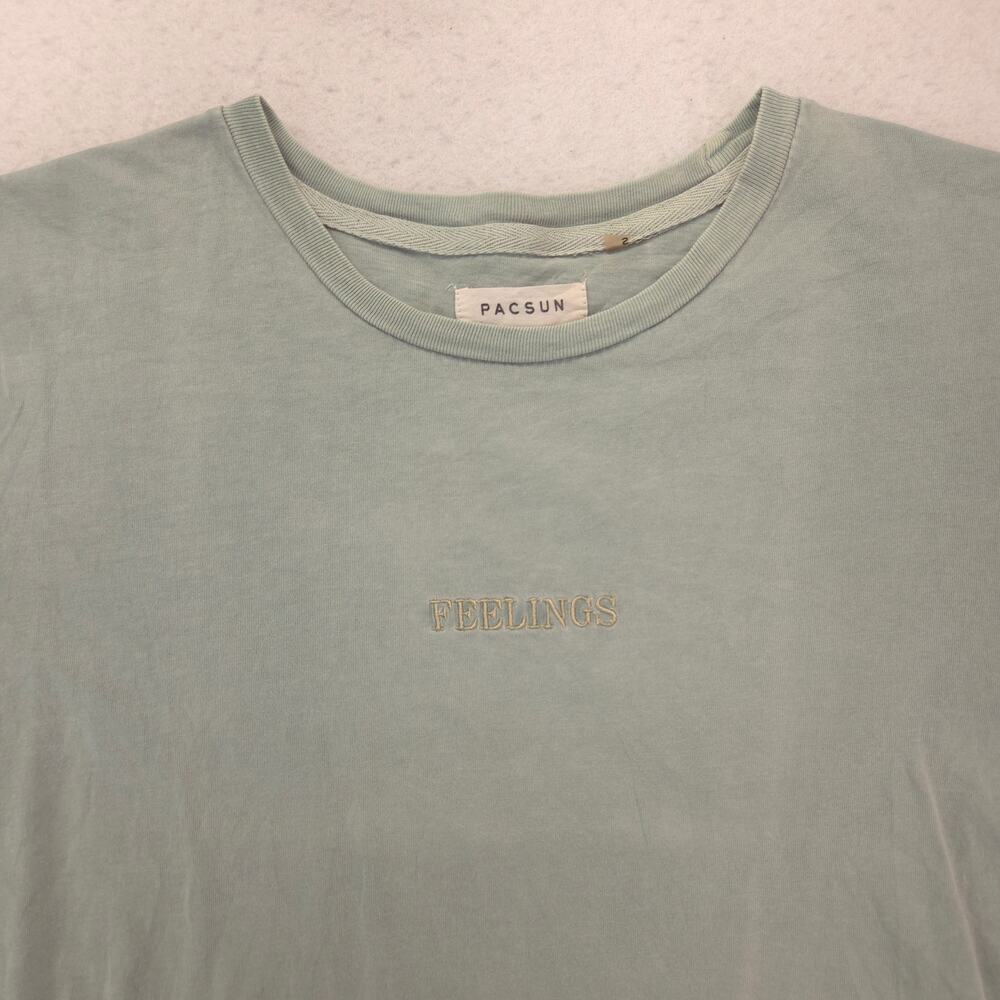 PacSun Casual Crew Neck Short Sleeve T Shirt Mens Size Small S Green